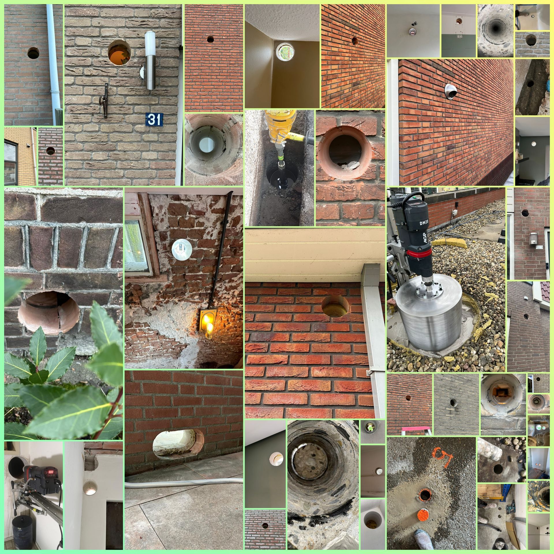 Betonboren / gaten laten boren